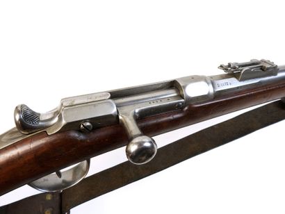 FIREARMS. Chassepot model 1866 walnut rifle,...