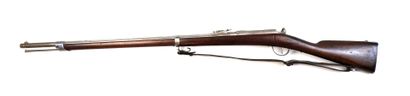 FIREARMS. Chassepot model 1866 walnut rifle,...