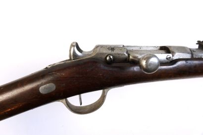 FIREARMS. Chassepot model 1866 walnut rifle,...