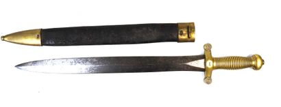 WHITE WEAPONS. Glaive model 1831 with molded...