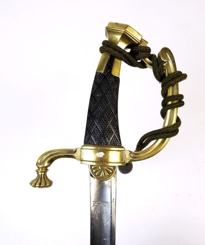 WHITE WEAPONS. Cavalry officer's saber with...