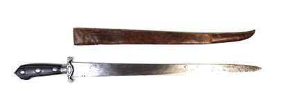 WHITE WEAPONS. Hunting knife with 3-button...