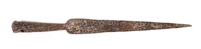 MISCELLANEOUS. Iron pick with median edge,...
