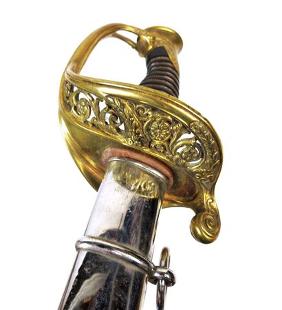 WHITE WEAPONS. Infantry officer's saber model...