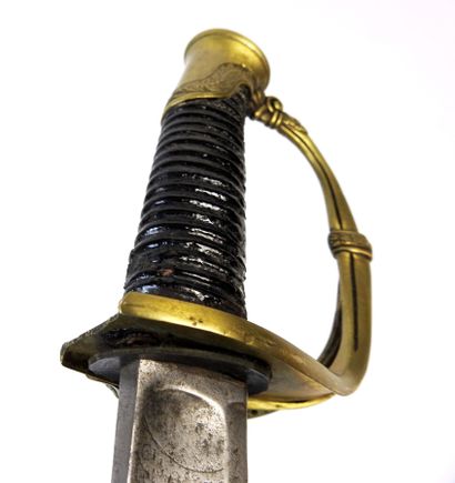 WHITE WEAPONS. Model 1821 infantry officer's...