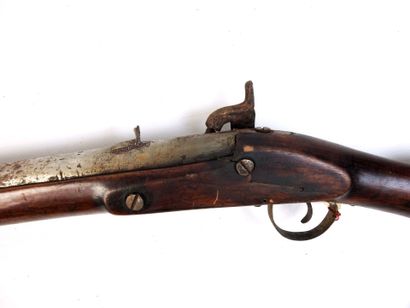 FIREARMS. ENGLAND. Short ENFIELD-type percussion...