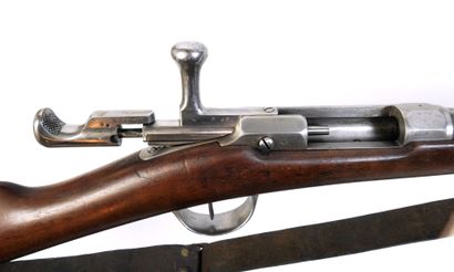 FIREARMS. Chassepot model 1866 walnut rifle,...