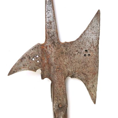 MISCELLANEOUS. Halberd with quadrangular...