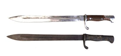 BAIONNETTES. GERMANY. Set of 2 Mauser model...
