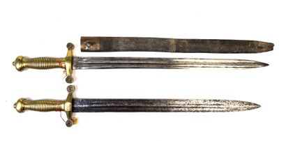 WHITE WEAPONS. Set of 2 type 1831 firemen's...