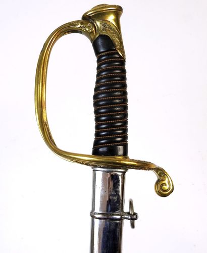 WHITE WEAPONS. Infantry officer's saber model...