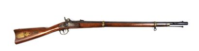 FIREARMS. ITALY. BLACK POWDER. ENFIELD walnut-mounted...