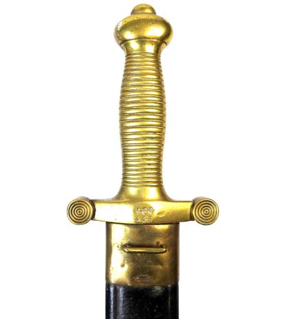 WHITE WEAPONS. Glaive model 1831 with molded...