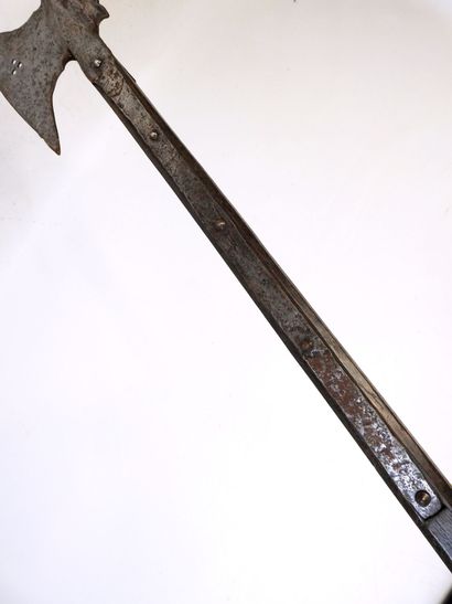 MISCELLANEOUS. Halberd with quadrangular...