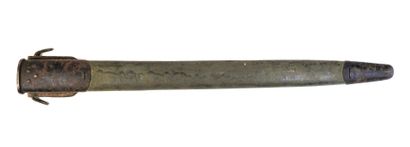 BAIONNETTES. USA. US 17 leather bayonet scabbard...