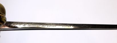 WHITE WEAPONS. Infantry officer's saber model...