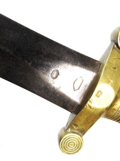 WHITE WEAPONS. Glaive model 1831 with molded...