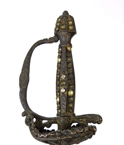 WHITE WEAPONS. Child's or page's sword, gilded...
