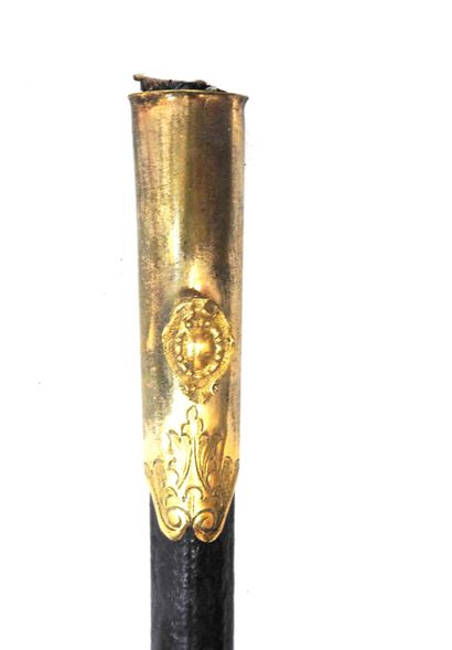 SWORD. Staff officer's sword, chased brass...