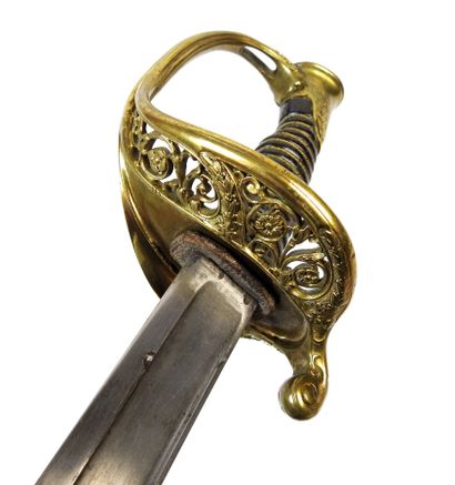 WHITE WEAPONS. Infantry officer's saber model...