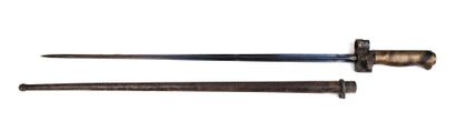 BAIONETTES. Lebel bayonet with cut quillon,...