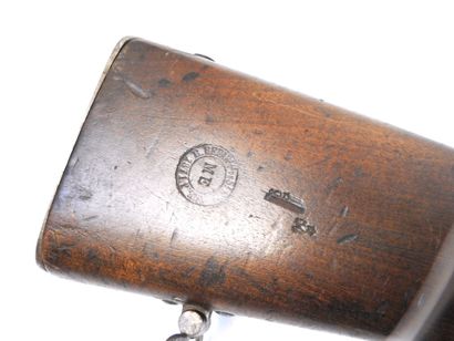 FIREARMS. Chassepot model 1866 walnut rifle,...