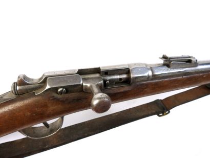 FIREARMS. Gras rifle model 1874 M80, walnut...