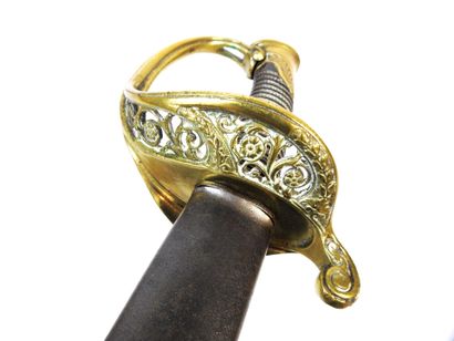 WHITE WEAPONS. Infantry officer's saber model...