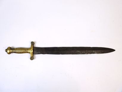WHITE WEAPONS. Glaive model 1831 with molded...