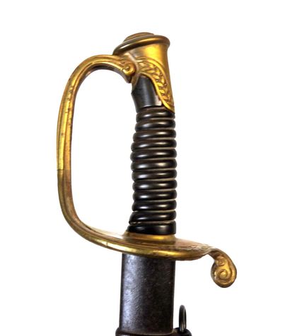 WHITE WEAPONS. Infantry officer's saber model...