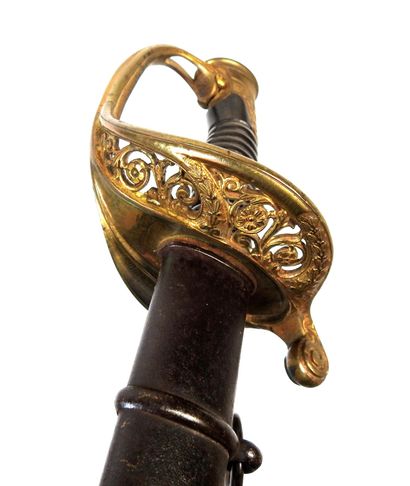 WHITE WEAPONS. Infantry officer's saber model...