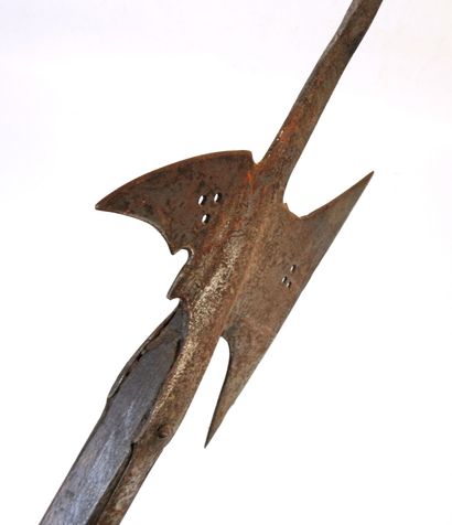 MISCELLANEOUS. Halberd with quadrangular...