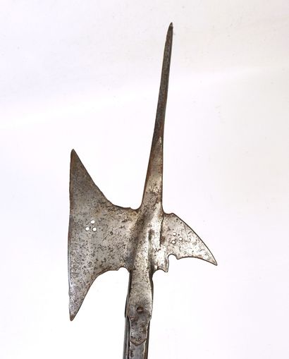 MISCELLANEOUS. Halberd with quadrangular...