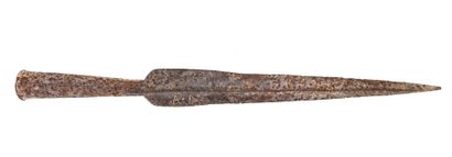 MISCELLANEOUS. Iron pick with median edge,...