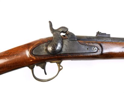 FIREARMS. ITALY. BLACK POWDER. ENFIELD walnut-mounted...