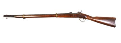 FIREARMS. ITALY. BLACK POWDER. ENFIELD walnut-mounted...