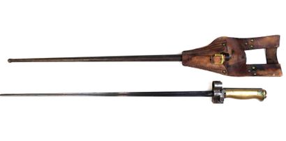 BAIONETTES. Lebel bayonet with cut quillon,...
