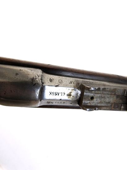 FIREARMS. Chassepot model 1866 walnut rifle,...