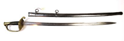 WHITE WEAPONS. Infantry officer's saber model...