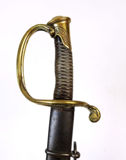WHITE WEAPONS. Infantry officer's saber model...