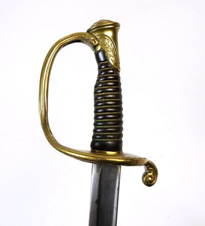 WHITE WEAPONS. Infantry officer's saber model...