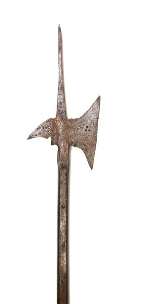 MISCELLANEOUS. Halberd with quadrangular...