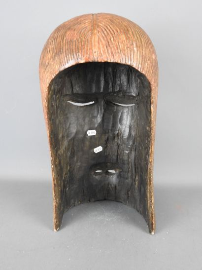 DRC
Kifwebe female mask, Songye. Heavy hardwood...