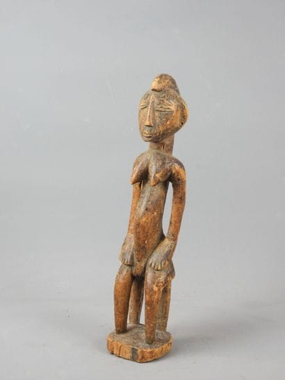 Elegant female statue, SENOUFO, Ivory Coast
H....