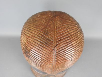 DRC
Kifwebe female mask, Songye. Heavy hardwood...