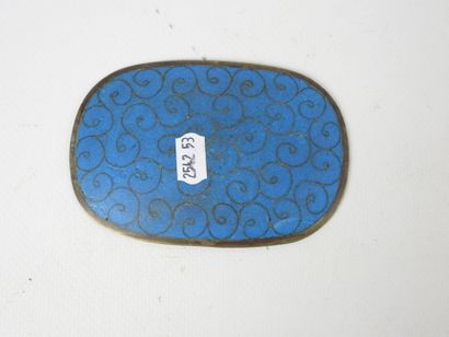 JAPAN: Box with cloisonné enamel decoration...