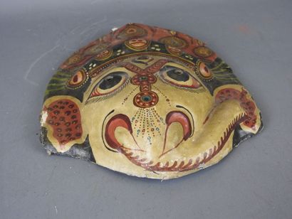India.
Rare and ancient papier-mâché ritual...