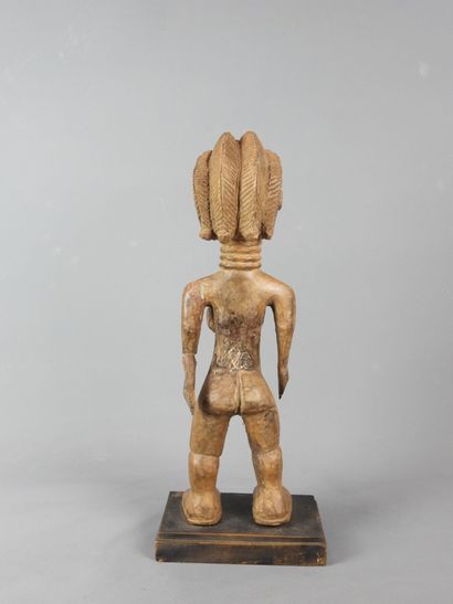 DAN, Côte d'Ivoire. Bois, patine sombre....