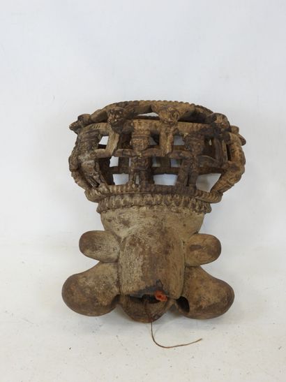 BAMOUN Cameroun : Important masque TUKAH...