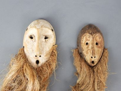 Deux masques de grade « Lukwakongo », LEGA,...